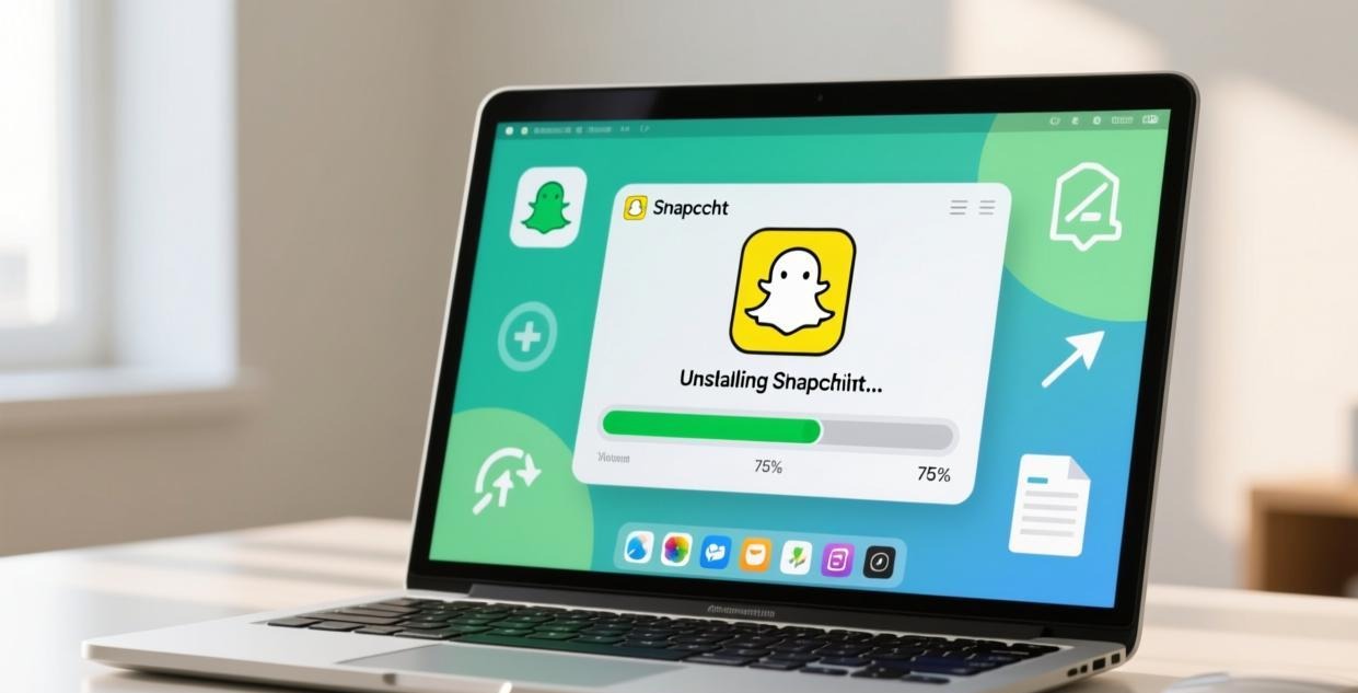 Snapchat 安装完成界面
