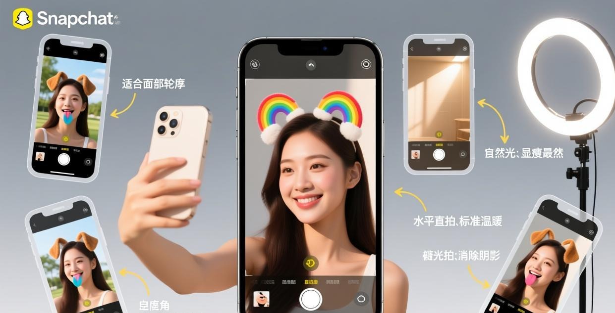 Snapchat 自拍技巧