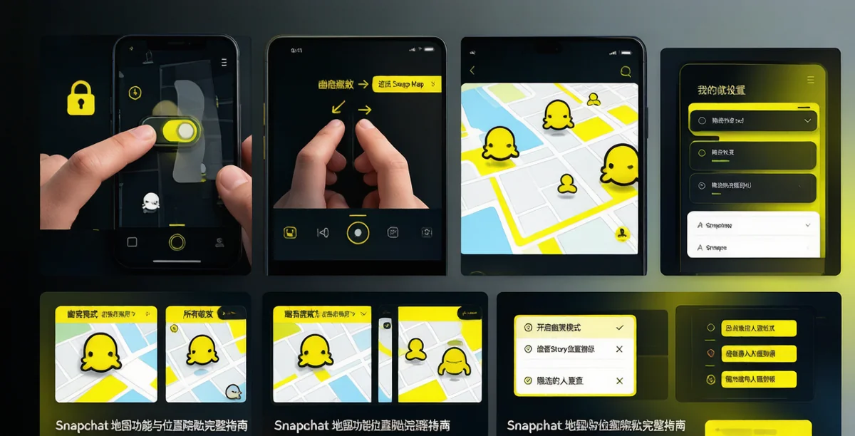 Snap Map三种位置分享模式对比