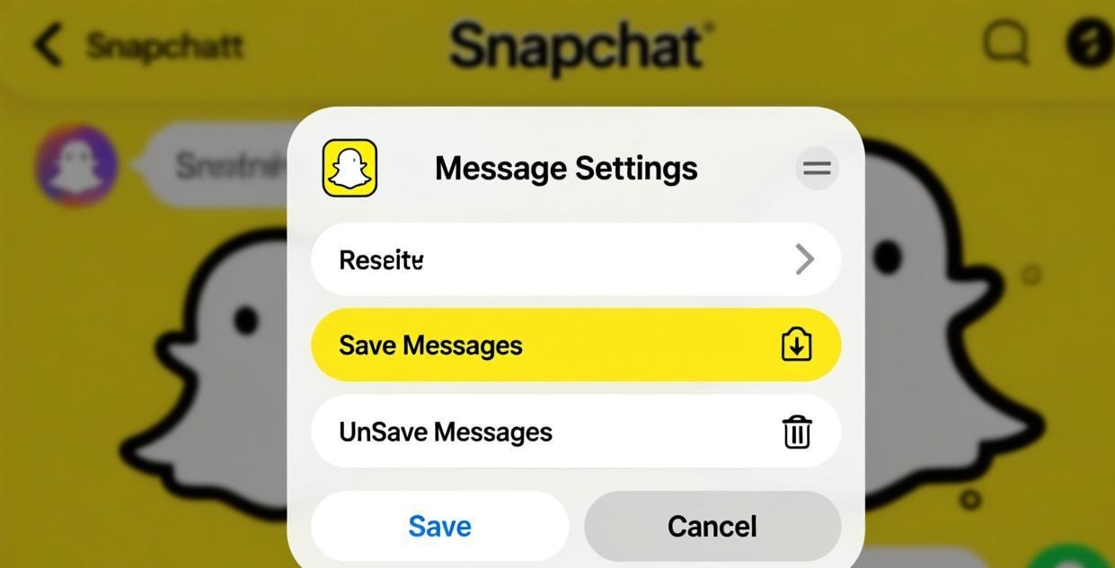 Snapchat 消息设置