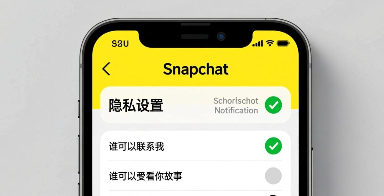 Snapchat 隐私设置