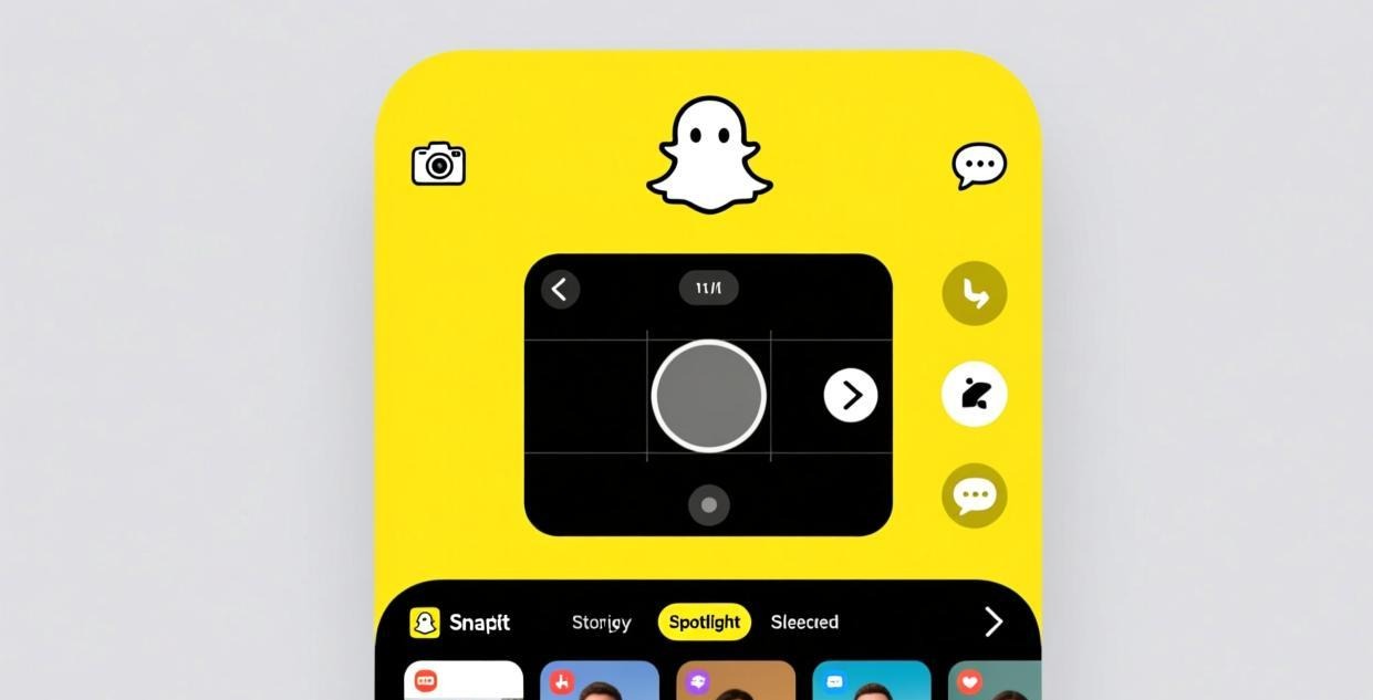 Snapchat 主界面