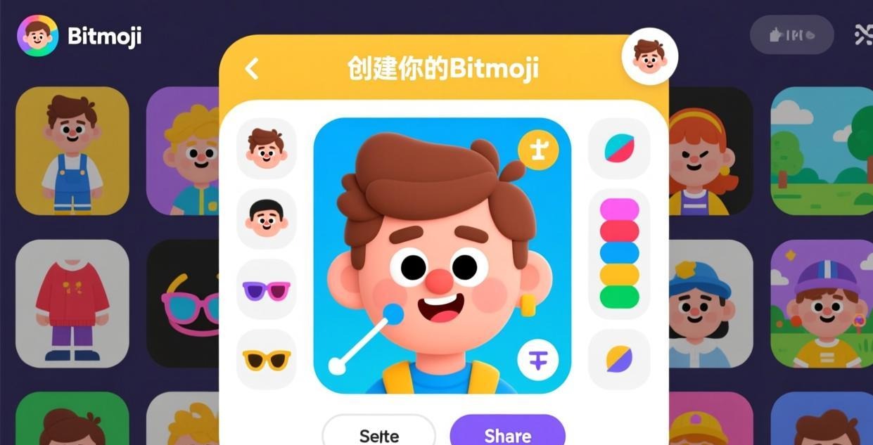 Snapchat Bitmoji 虚拟形象